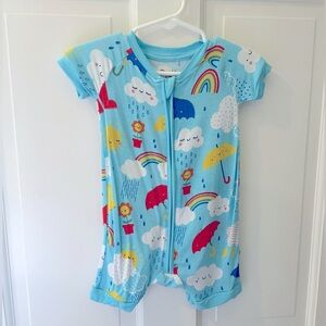 Little Sleepies Sunshowers Shorty 6-12M